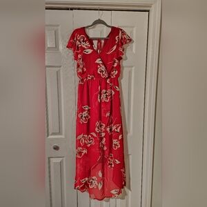 Maurices Red Floral Dress